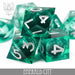 DND DICE Emerald City Liquid Core Dice Set