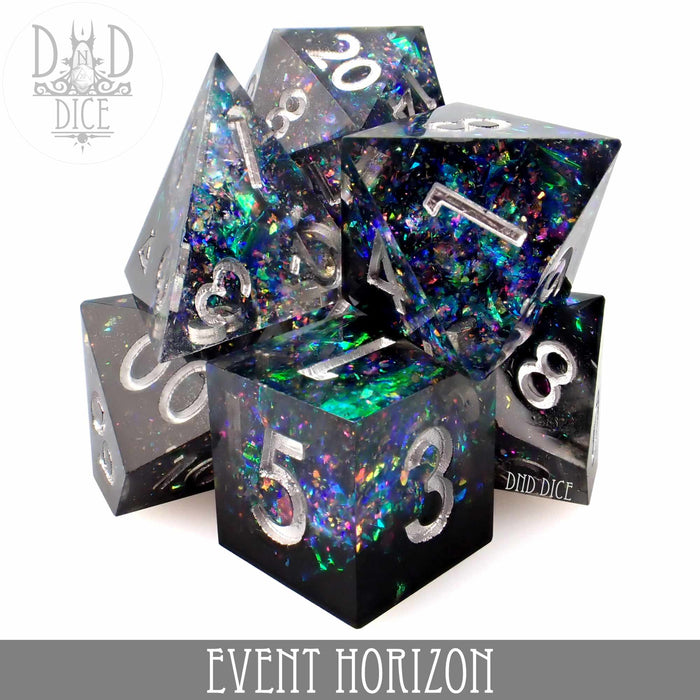 DND DICE Event Horizon Handmade Dice Set