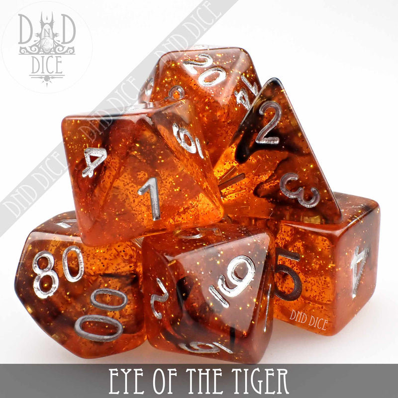 DND DICE Eye of the Tiger Dice Set