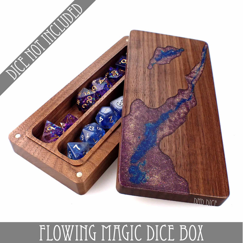 DND DICE Flowing Magic Dice Box
