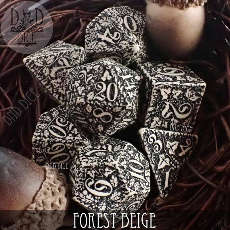 DND DICE Forest Savannah Beige Set