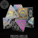 DND DICE Frosted Obelisk Quartz Dice Set (Gift Box)