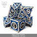 DND DICE Frozen Pipes Metal Dice Set