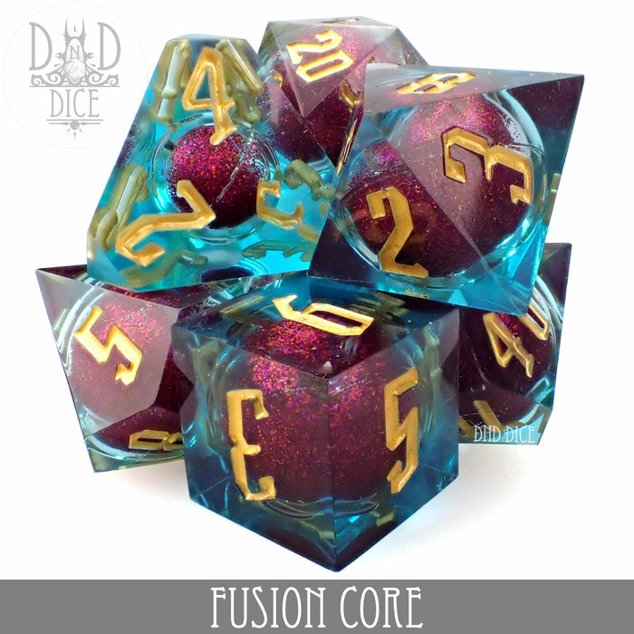 DND DICE Fusion Core Liquid Core Dice Set