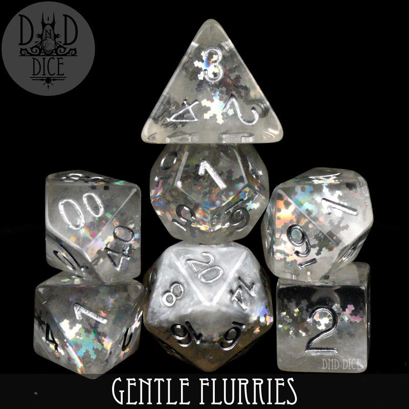 DND DICE Gentle Flurries Dice Set