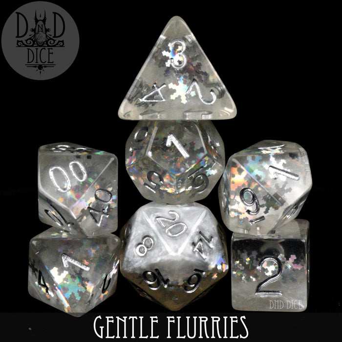 DND DICE Gentle Flurries Dice Set