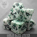 DND DICE Goblin Blood Spatter Dice Set