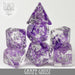 DND DICE Grape Ghost Dice Set