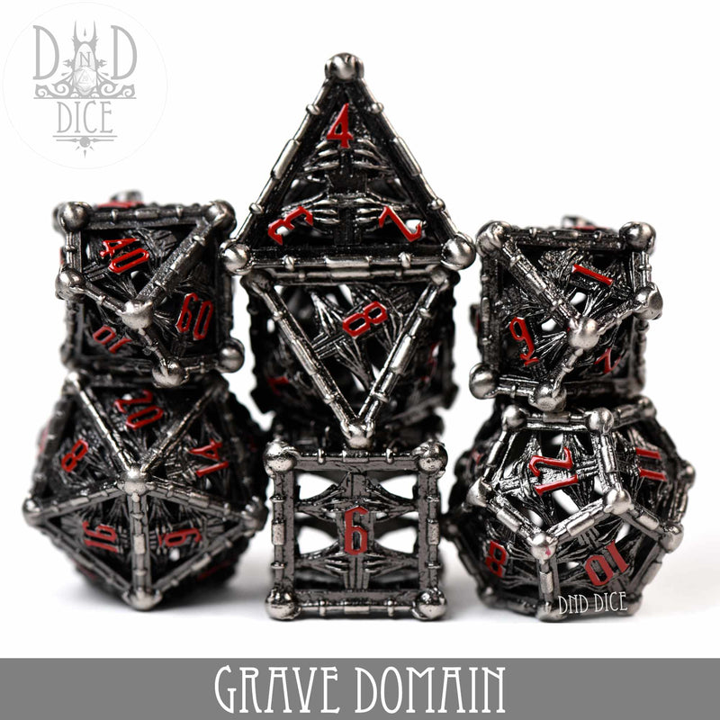 DND DICE Grave Domain Metal Dice Set (Gift Box)