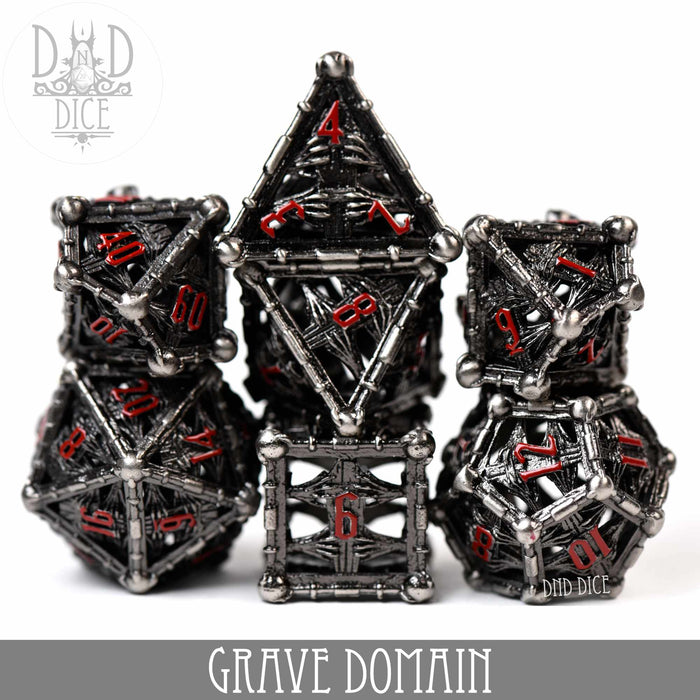 DND DICE Grave Domain Metal Dice Set (Gift Box)