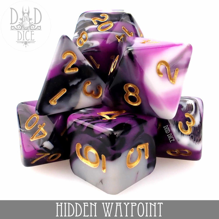 DND DICE Hidden Waypoint Dice Set