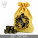 DND DICE Harry Potter - Hufflepuff Dice Bag & 5D6