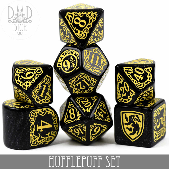 DND DICE Harry Potter - Hufflepuff Dice Set