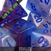 DND DICE Indiglow Glow in the Dark Dice Set