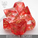 DND DICE Interstellar Firestorm Dice Set