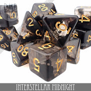 DND DICE Interstellar Midnight 11 Dice Set