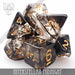 DND DICE Interstellar Midnight 7 Dice Set