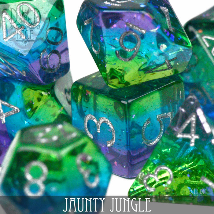 DND DICE Jaunty Jungle Dice Set