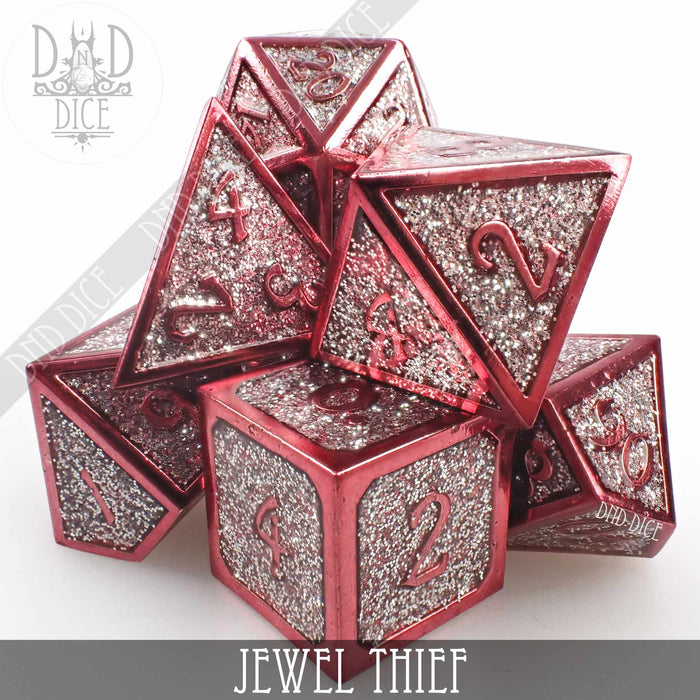 DND DICE Jewel Thief Metal Dice Set