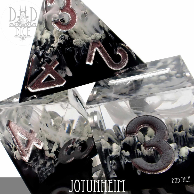 DND DICE Jotunheim Handmade Dice Set