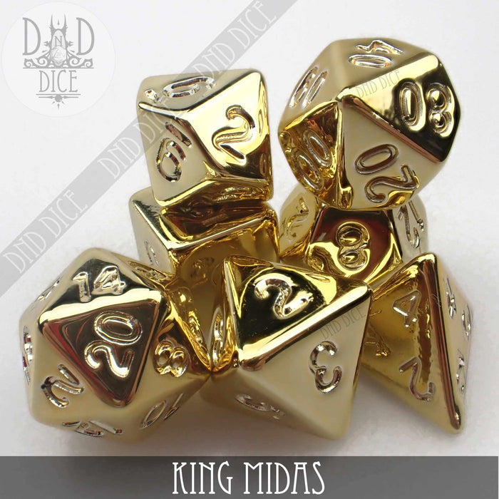 DND DICE King Midas Dice Set