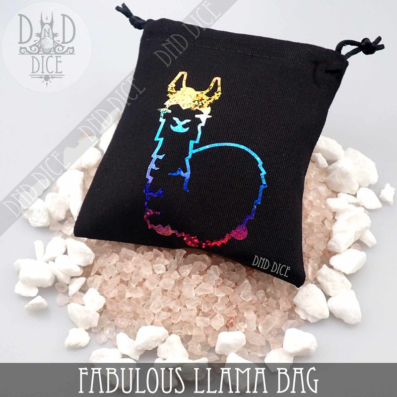 DND DICE Fabulous Llama Dice Bag
