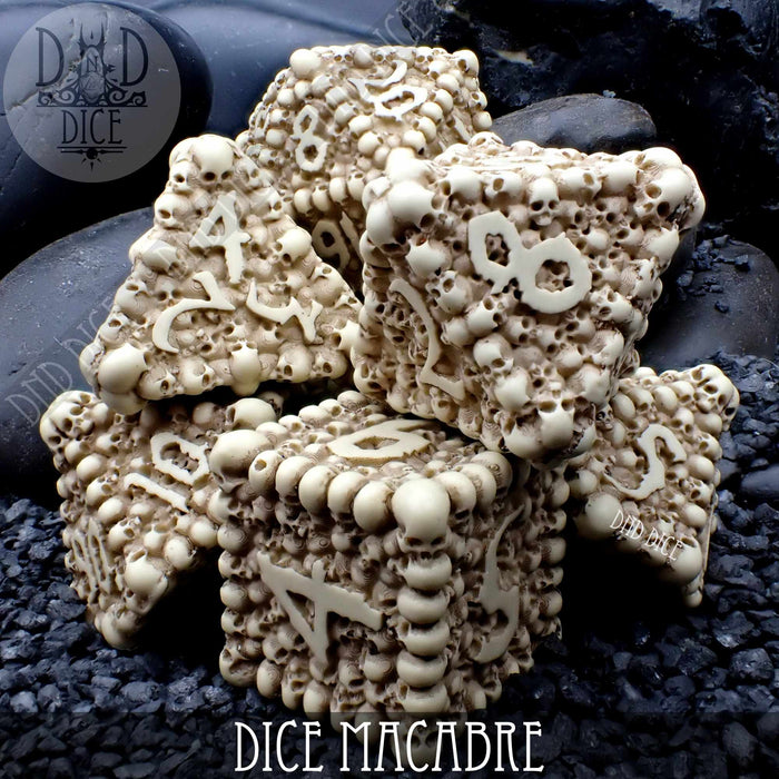 DND DICE Dice Macabre Set