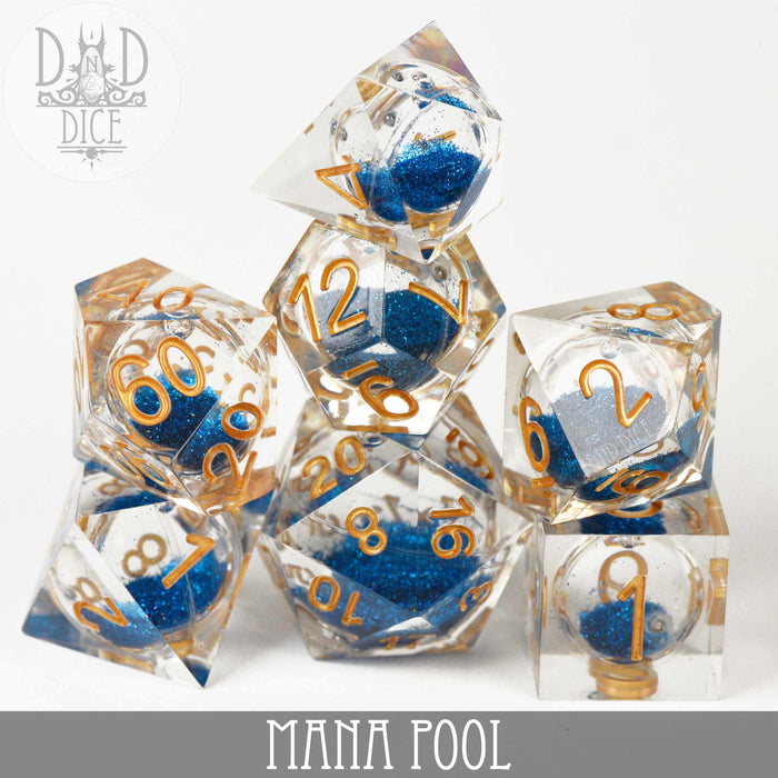 DND DICE Mana Pool Liquid Core Dice Set