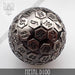 DND DICE Metal D100 Gunmetal