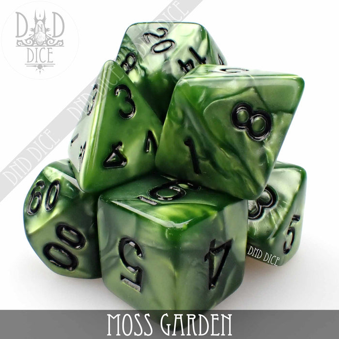DND DICE Moss Garden Dice Set