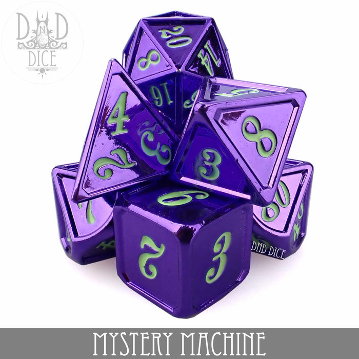 DND DICE Mystery Machine Metal Dice Set