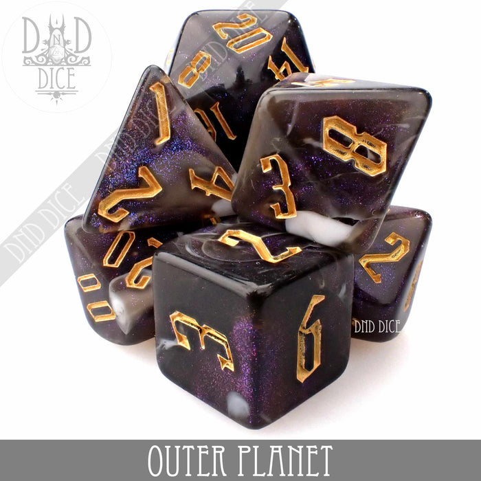 DND DICE Outer Planet Dice Set