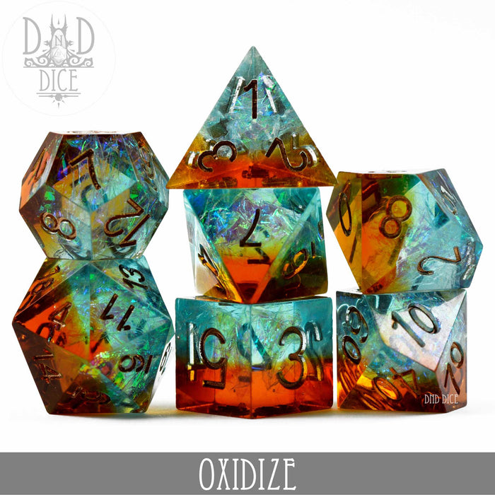 DND DICE Oxidize Handmade Dice Set