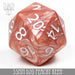 DND DICE 55mm D20 - Peachy Keen