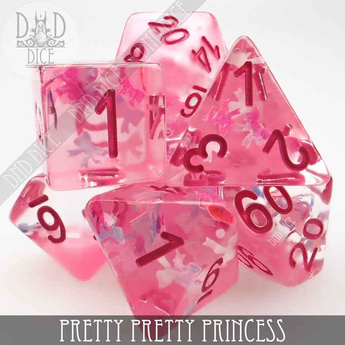 DND DICE Pretty Pretty Princess Dice Set