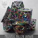 DND DICE Prismatic Dragon Metal Dice Set (Gift Box)