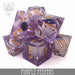 DND DICE Purple Peepers Liquid Core Dice Set
