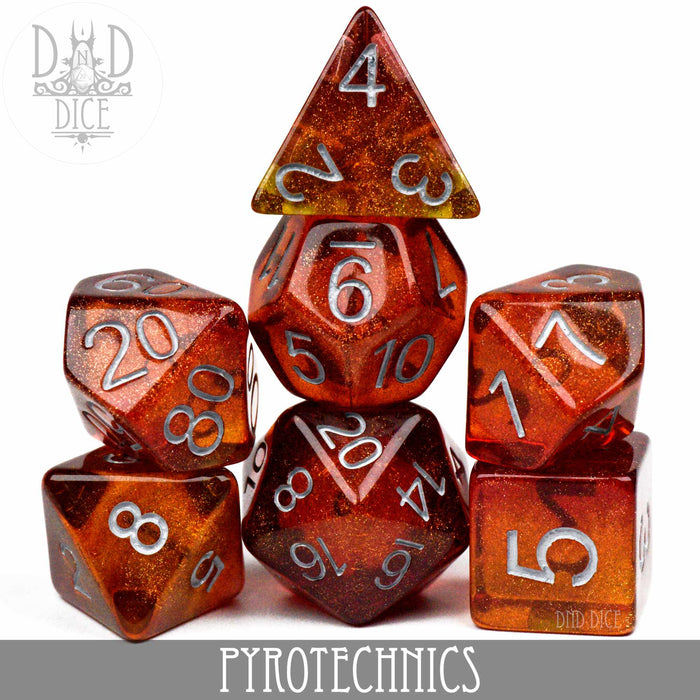 DND DICE Pyrotechnics Dice Set