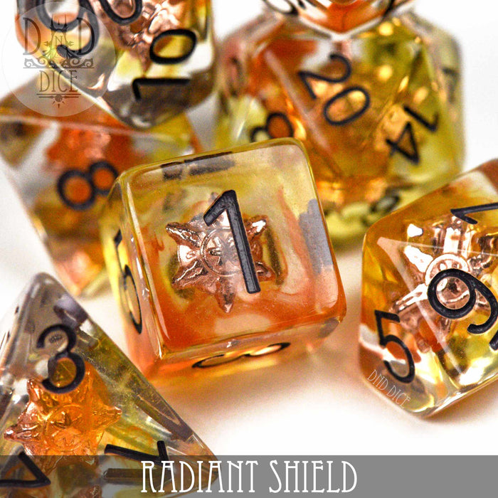 DND DICE Radiant Shield Dice Set