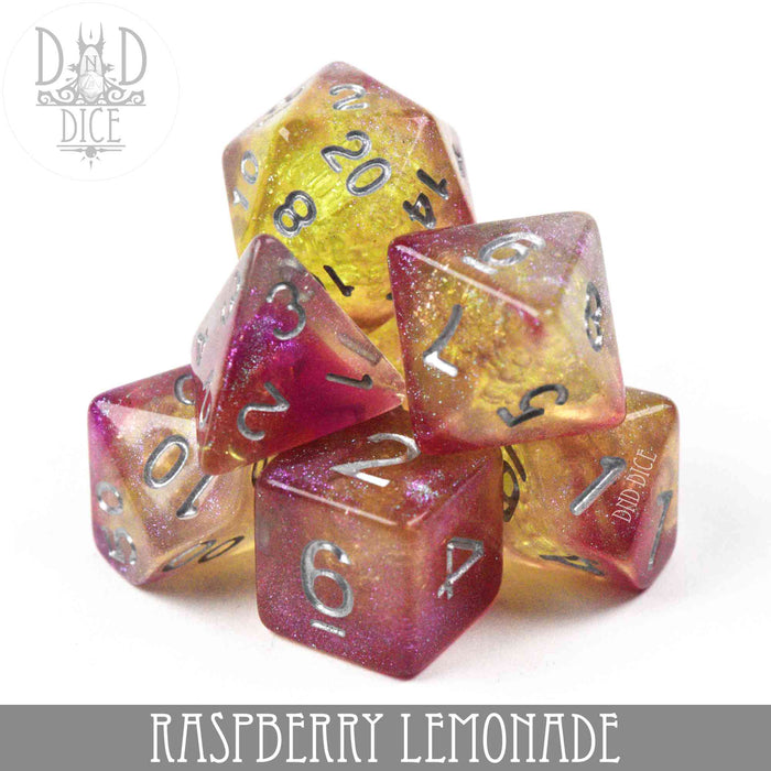 DND DICE Raspberry Lemonade Dice Set