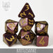 DND DICE Rattlesnake Metal Dice Set