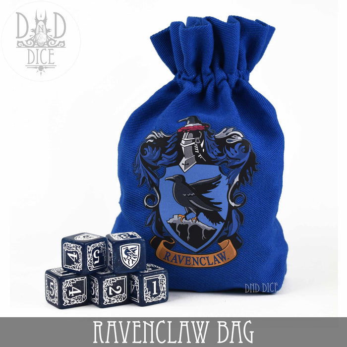 DND DICE Harry Potter - Ravenclaw Dice Bag & 5D6