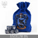 DND DICE Harry Potter - Ravenclaw Dice Bag & 5D6