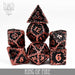 DND DICE Ring of Fire Metal Dice Set