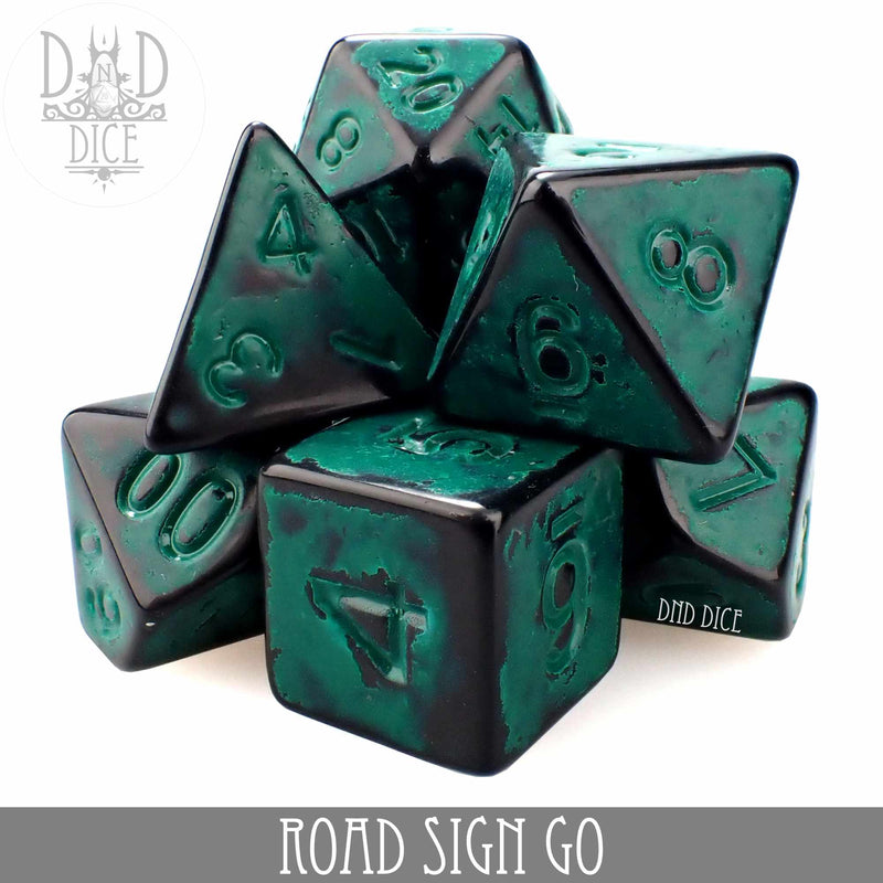 DND DICE Road Sign Go Dice Set