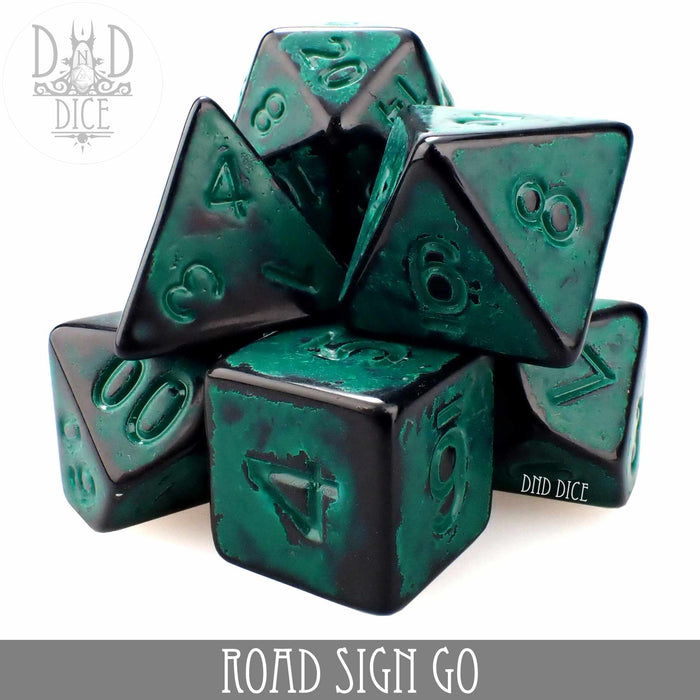 DND DICE Road Sign Go Dice Set