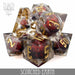 DND DICE Scorched Earth Liquid Core Dice Set