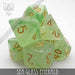 DND DICE Sea Glass Emerald Dice Set