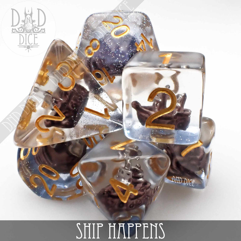 DND DICE Ship Happens Dice Set