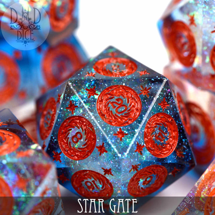 DND DICE Star Gate Handmade Dice Set